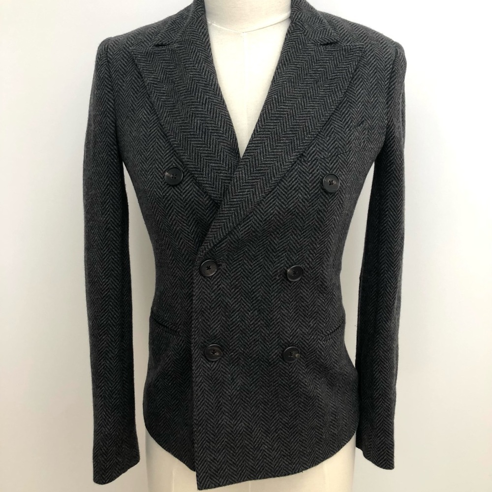 Polo Ralph Lauren Herringbone Double Breasted Blazer